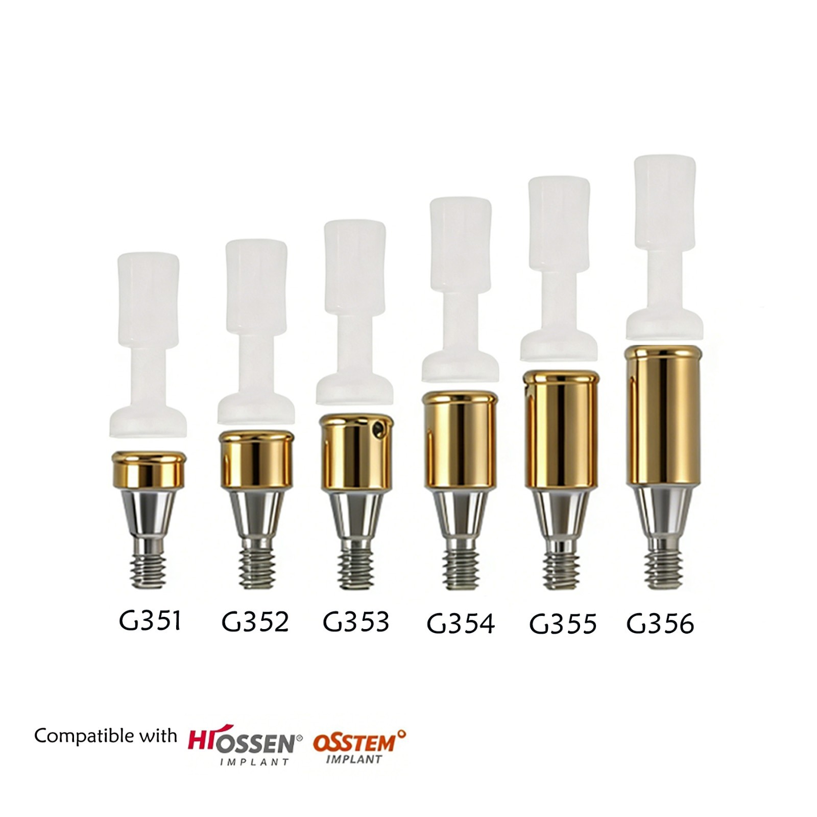 Dental Overdenture Locator Abutment Fit Hiossen Osstem/Nobel Biocare/Zimmer/MIS