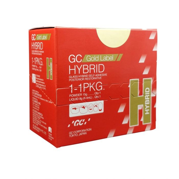 GC Gold Label Hybrid Bulk Fill Restorative GIC With Advanced Glass Hybrid Techno