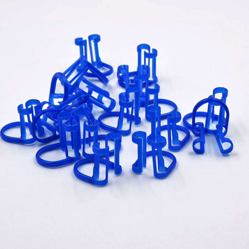 Dental Roll Equipment Orthodontic Disposable Cotton Brown/Blue/Grey Holder Clips