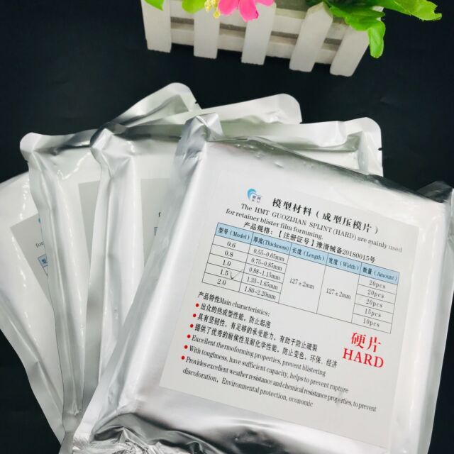 10 Silce 2.0mm Dental Hard/Soft Splint Thermoforming Material For Vacuum Machine