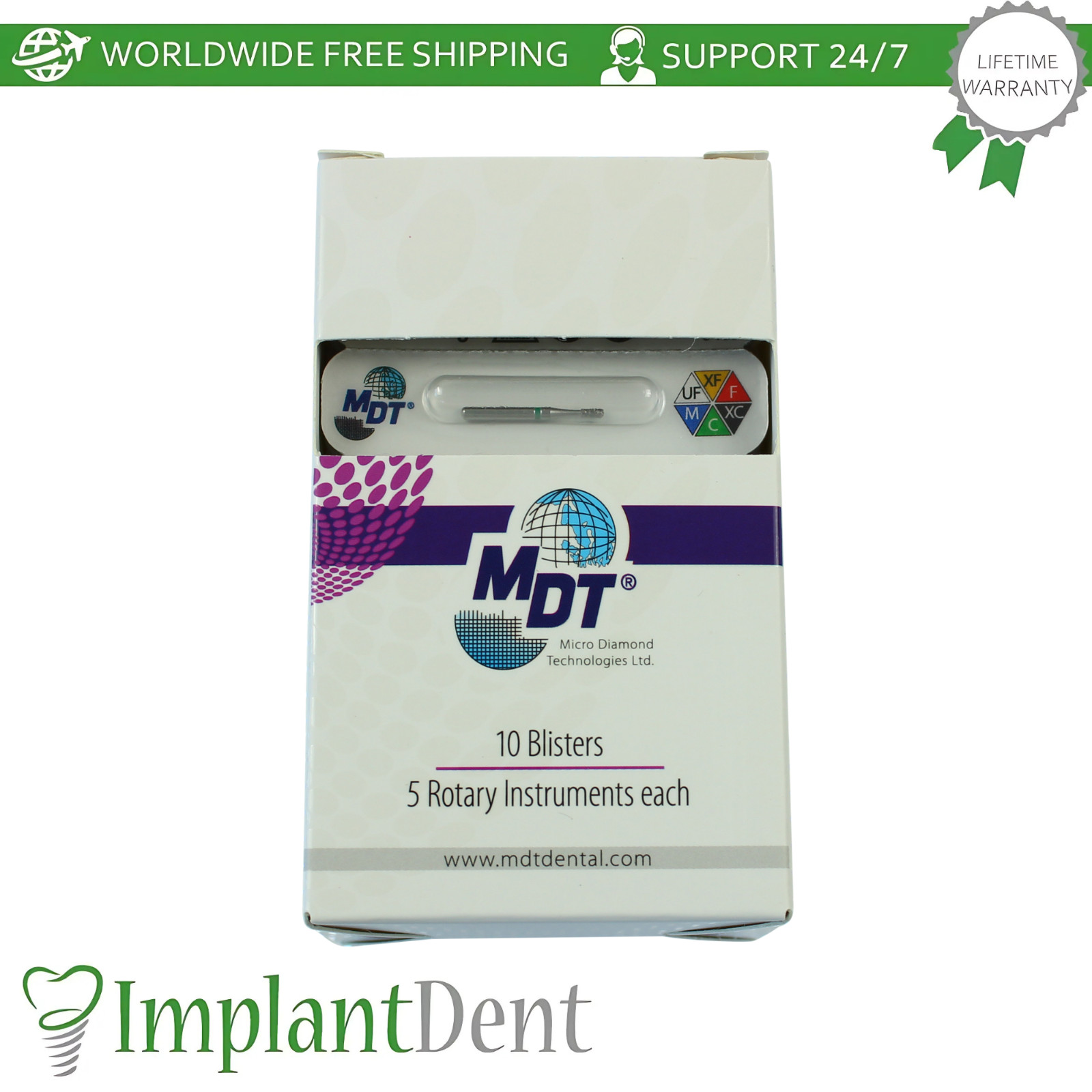 Dental MDT Pear FG Diamond Burs 237 Cavity Prep Contouring Conservative Shaping