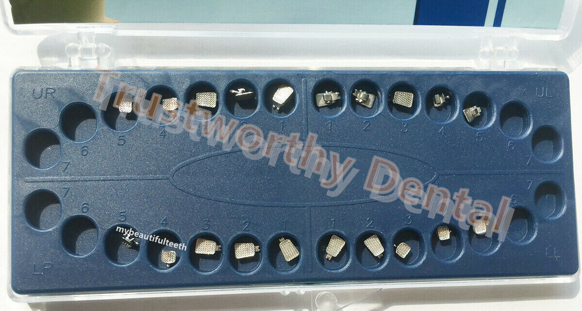 Dental Lingual Brackets Mini Metal Bracket 018 Orthodontic Invisible Inside