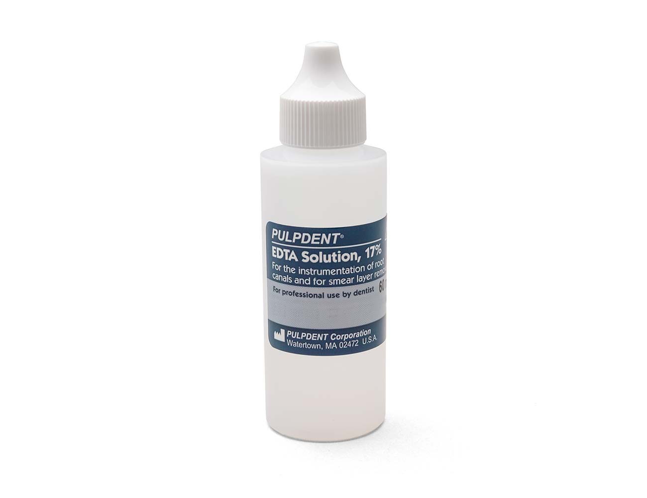 Pulpdent EDTA-60 EDTA Aqueous Chelating Cleanser Solution 17% 60 mL Bottle