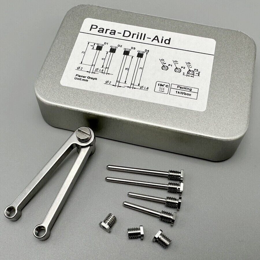 Parallel Implant Drills Guide Pins Dental Para Drill Aid Position Sleeve Kit