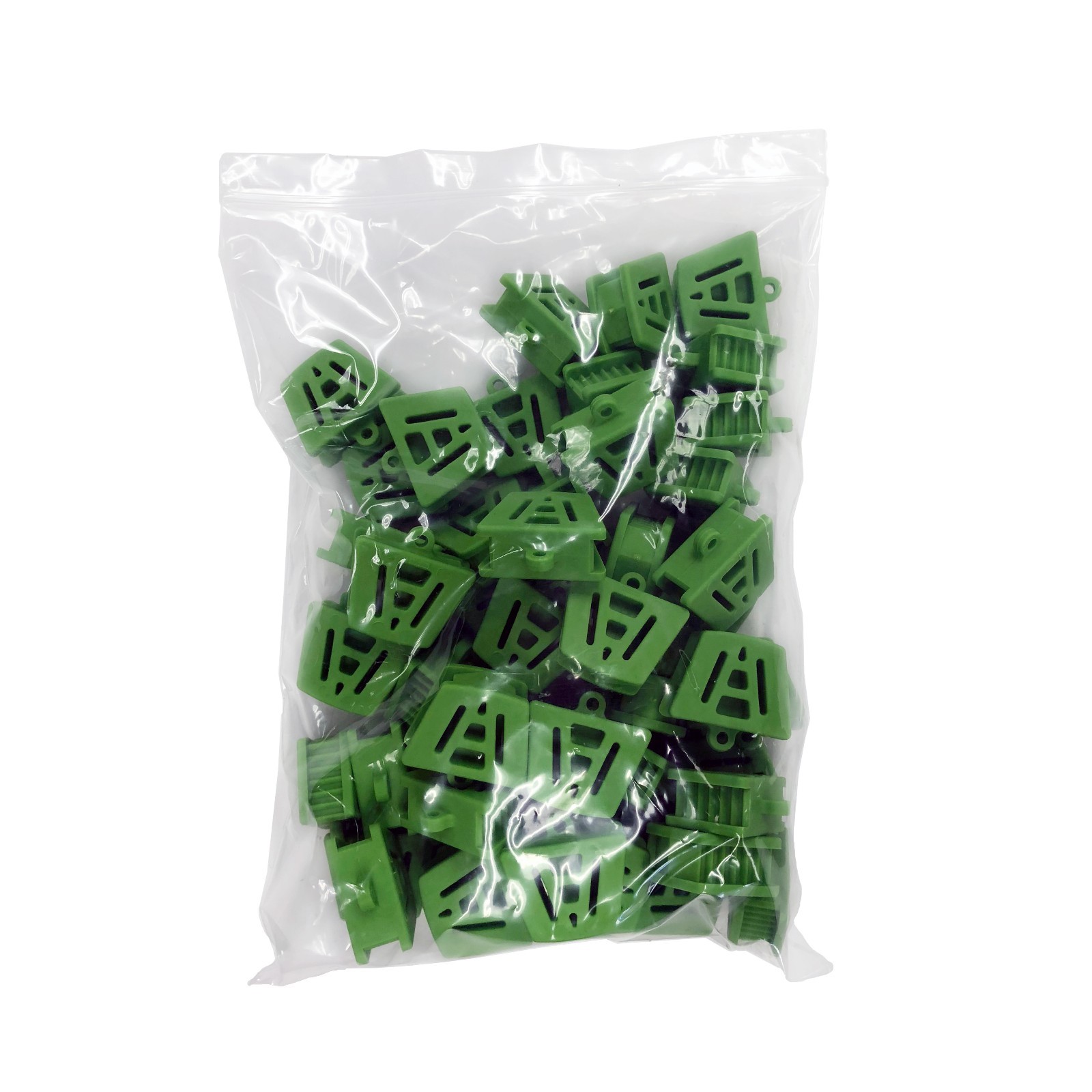 Dental Bite Block Autoclavable Silicone Mouth Props Medium Green (Bag of 50)