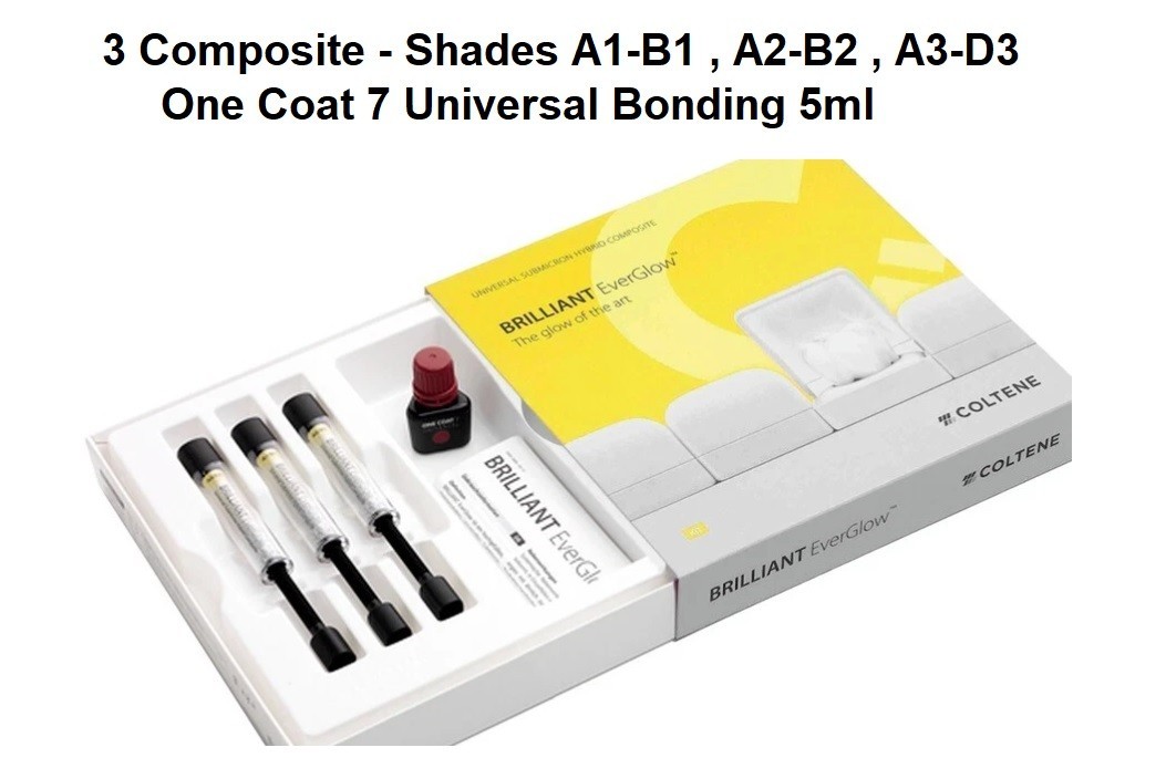Coltene Dental BRILLIANT EVERGLOW Universal Submicron Composite & Bonding SHADES