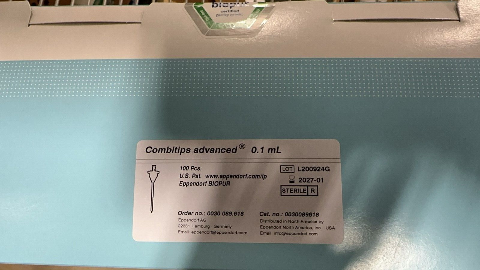 Eppendorf Combitips Advanced Biopur 0.1 mL 0030089618