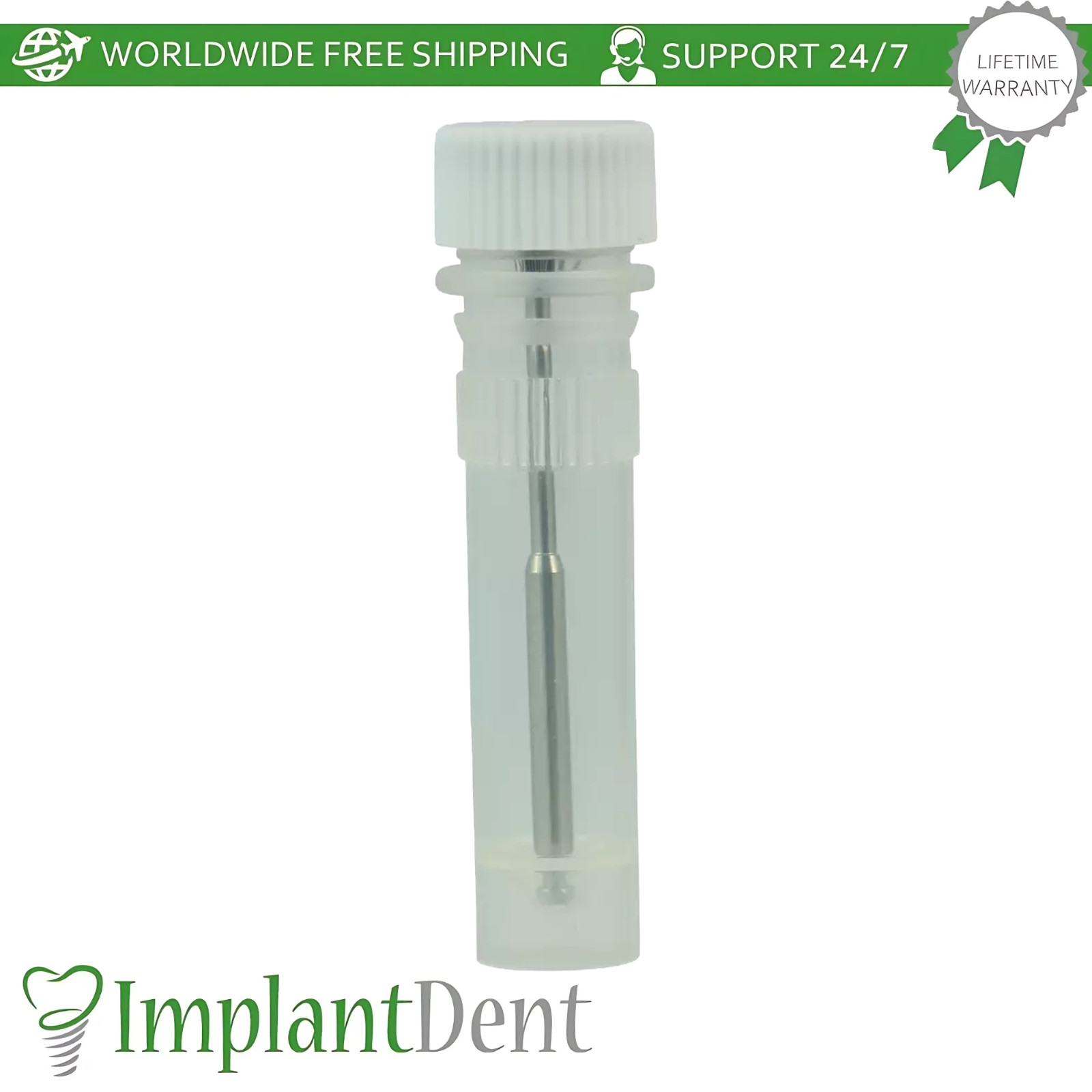 Dental Fixture Surface Cleaning Brush With NiTi Bristles Flexible Dentistry Tool
