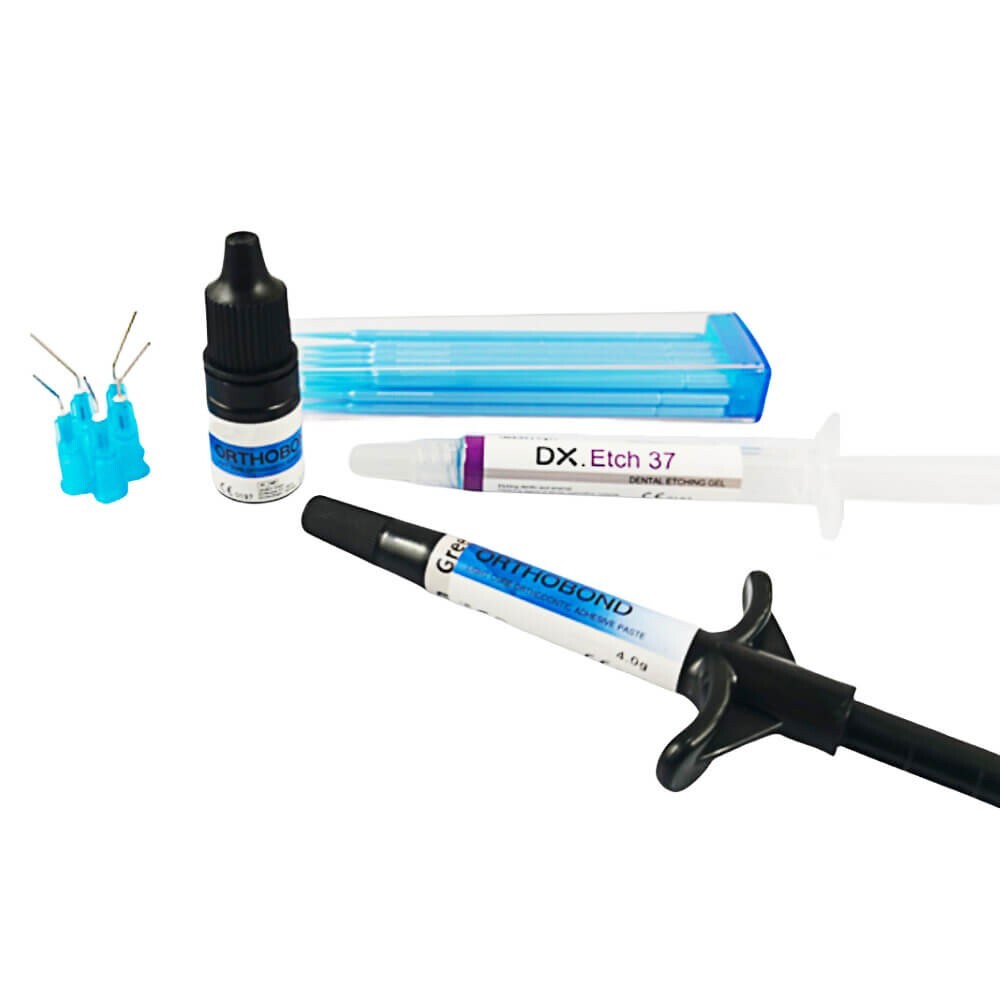 1×Dental Orthodontic Bonding Adhesives Paste and Primer Clear Introduction Kit