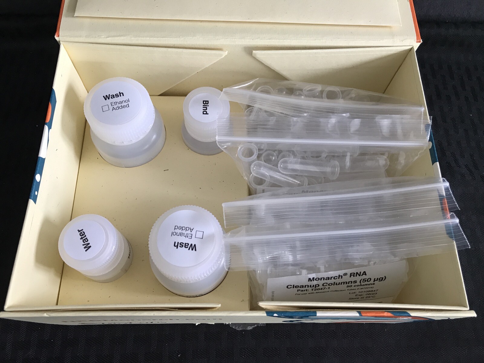 NEW ENGLAND BIOLABS Monarch RNA Cleanup Kit 50ug 100 Preps T2040L