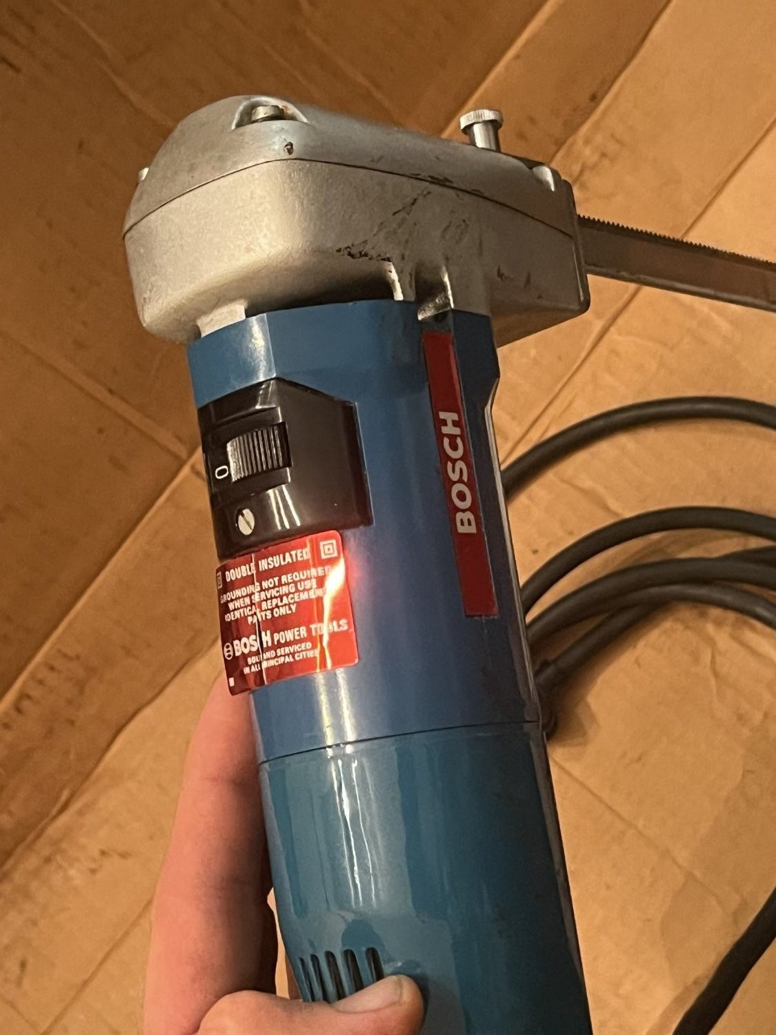 Bosch 1575A Electric Foam Rubber Cutter Corded Power Tool with Base Plate