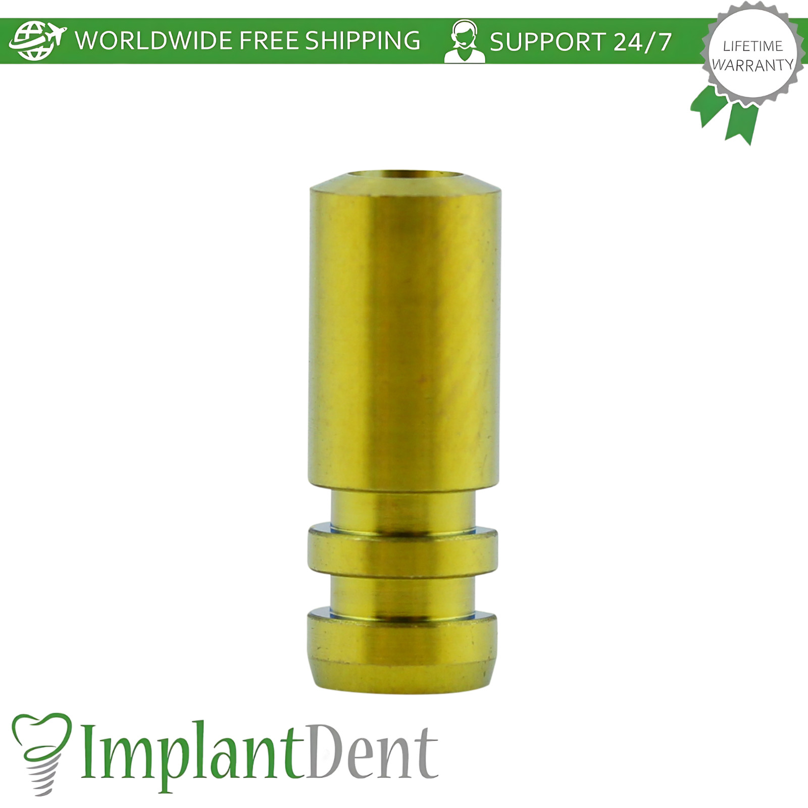 Ø6.5mm Dental Fixture Analog Wide Body WB Straumann BLX Compatible Replica
