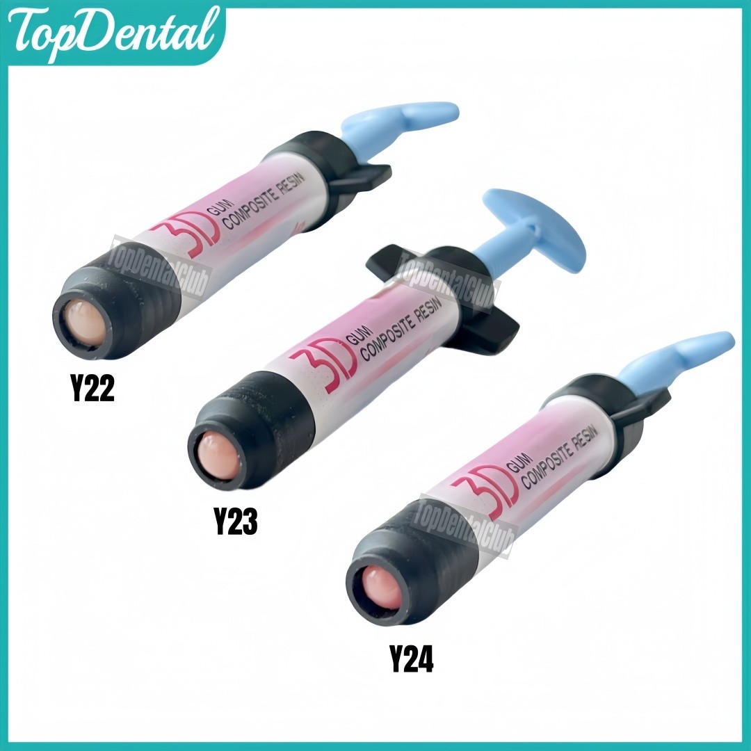 Gingiva Colored Dental 3D Gum Composite Resin Gingiva Aesthetic Pink Resin 4g
