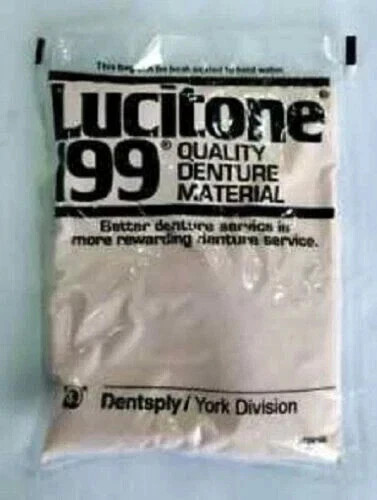 LUCITONE Veined Pink Heat Cure Denture Base Material – Powder 100gm Liquid 100ml