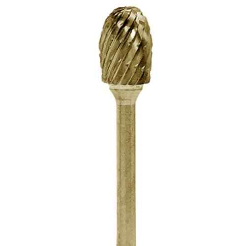 JSP HP #52C Gold Carbide Lab Bur, 1/Pk. TiN Coated