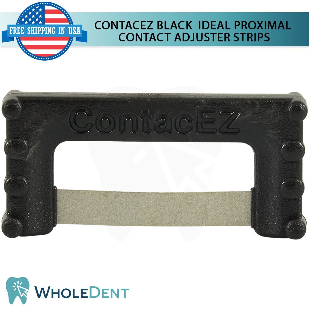 ContacEZ Black Ideal Proximal Contact Adjuster 8 Strips Dental Restorative