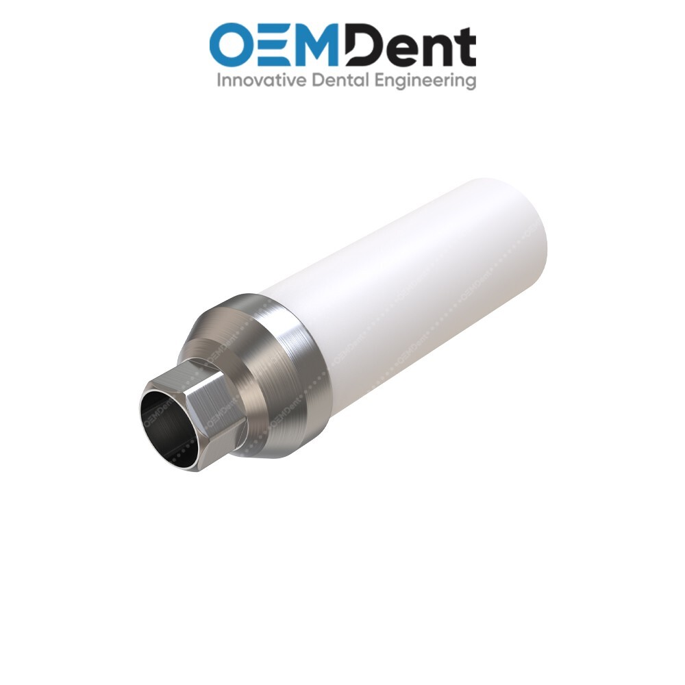 Wide Custom Titanium Abutment (UCLA) – AB Dent® Hexagon 2.42mm Compatible