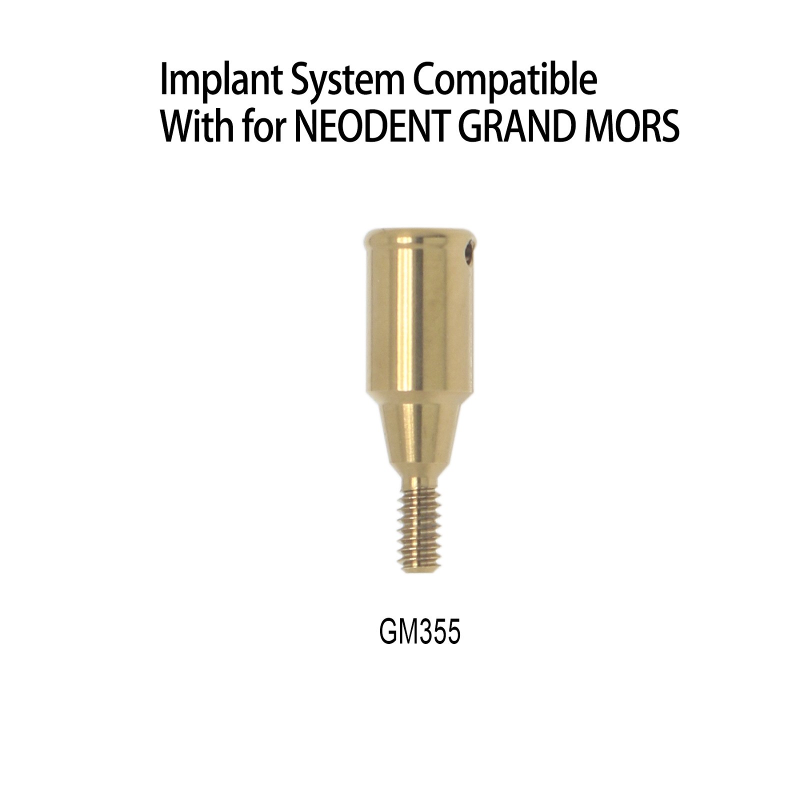 Overdenture Abutment Removable Anchor for NEODENT GRAND MORSE GM 1.0mm-6.0 GH