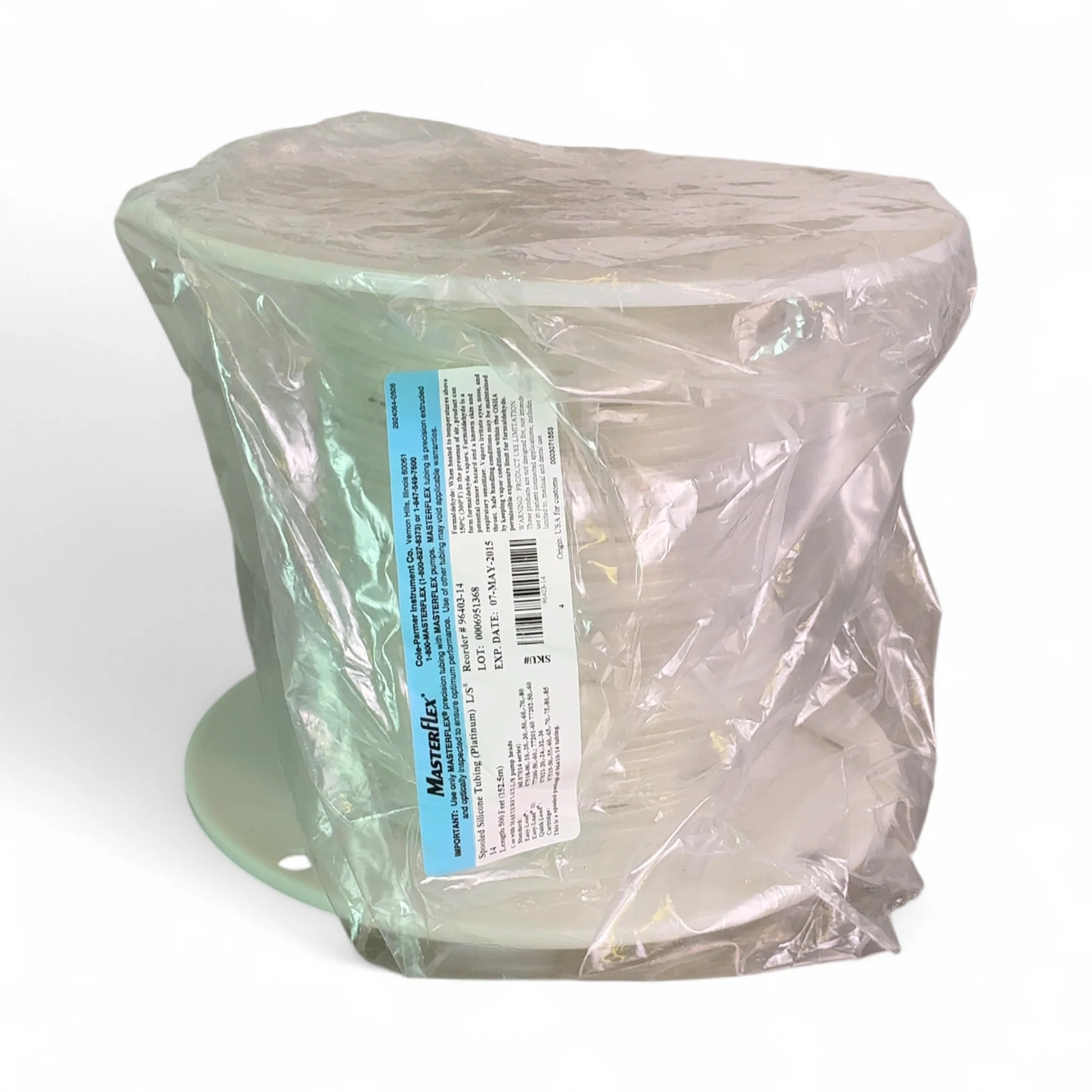 Masterflex 96403-14 Spooled Silicone Tubing Platinum L/S NEW PARTIAL 150 Feet BO