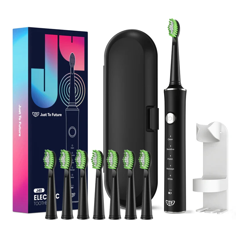 JTF (J40) Sonic Electric Toothbrush for Adults (Family Bundle)