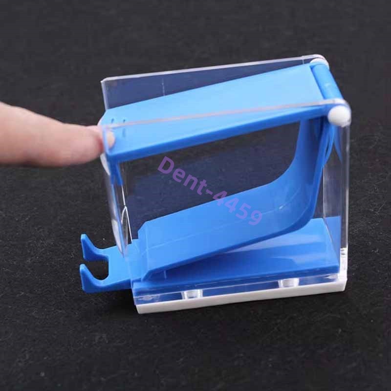 Dental Cotton Roll Dispenser Holder Case Press Type Hygienic Divider Box
