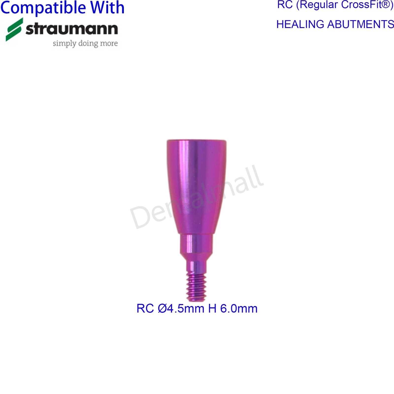 Dental Regular Closure Cover Cap Screws Healing Abutment fit ITI Straumann RC