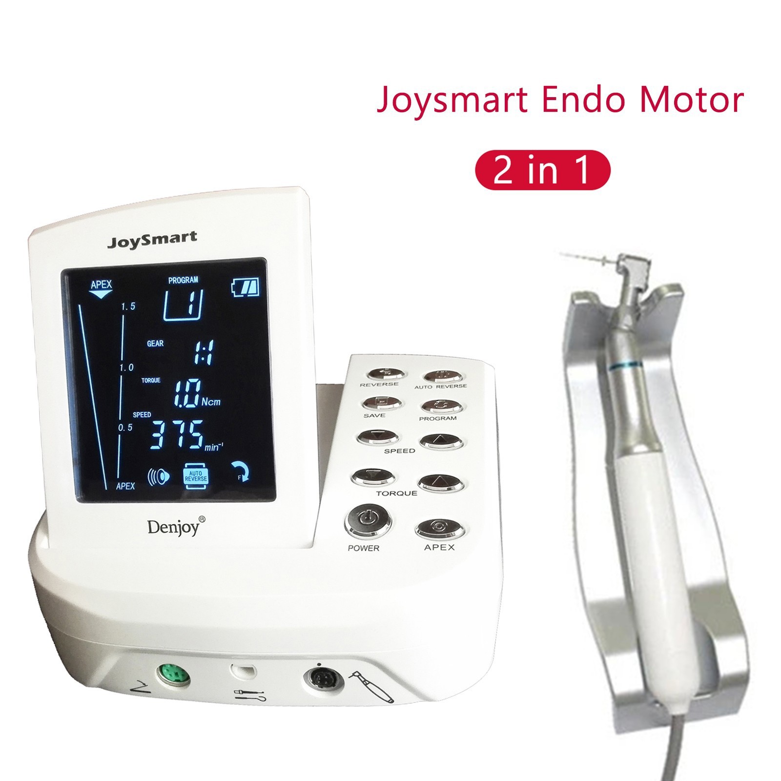 Joysmart Dental Endo Motor Root Canal Treatment Apex Locator Brushless 2 in 1