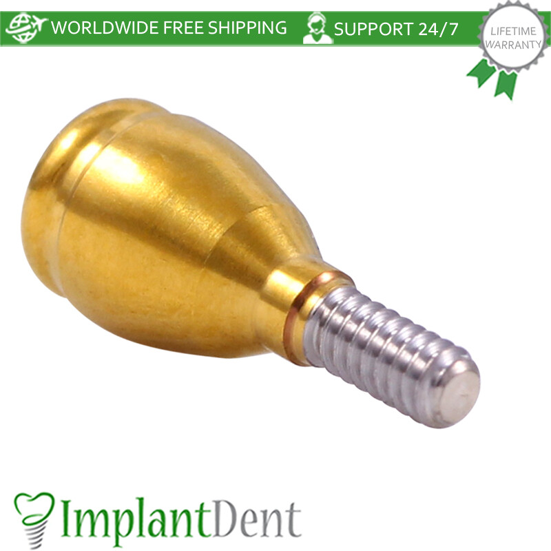 1x Dental Straight Lokator Attachment Extra Soft Silicone Set Slim Platform