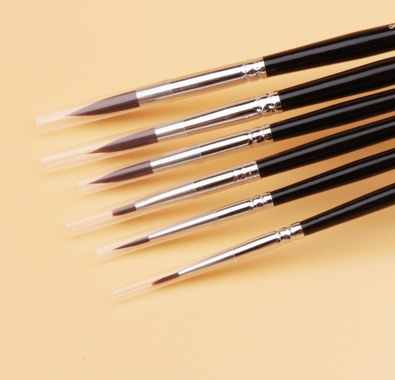 1 set Dental Adhesive Porcelain Teeth Brush Pen Composite Resin Shaping Brushes