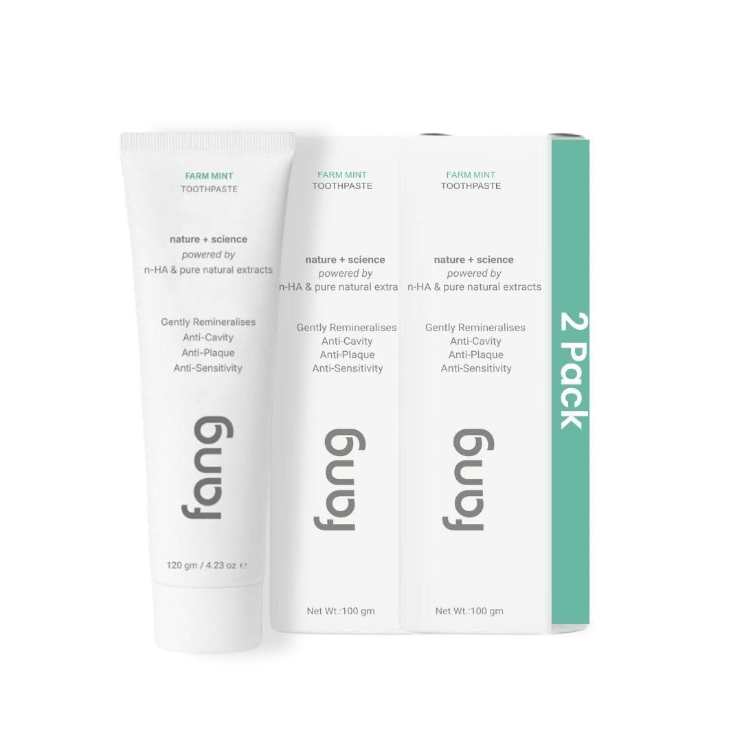 Fang Farm Mint Natural Toothpaste – 120 grams (Pack of 2)