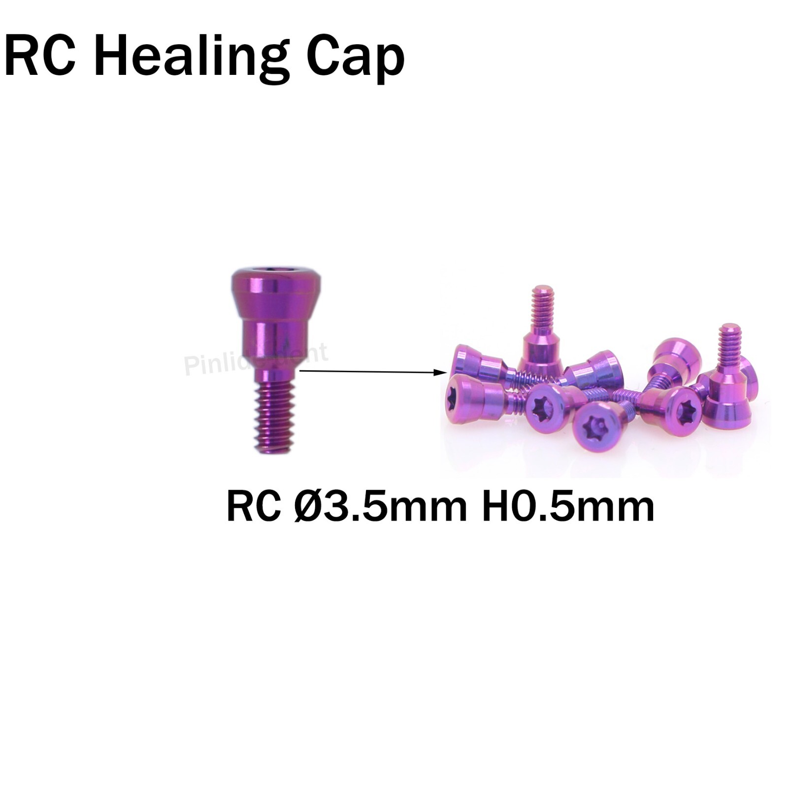 Dental Healing Abutment Caps NC/RC Cover Screw fits ITI Straumann BL/BLT