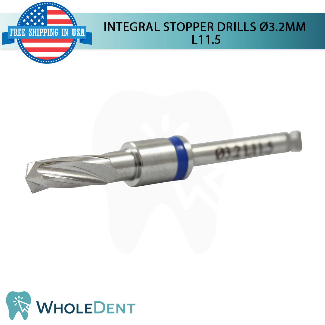 Surgical Integral Stopper Drill Ø3.2 External Irrigation Dental Implant