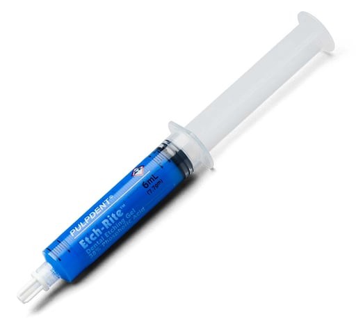 Pulpdent Etch-Rite 38% Phosphoric 6mL Single Syringe