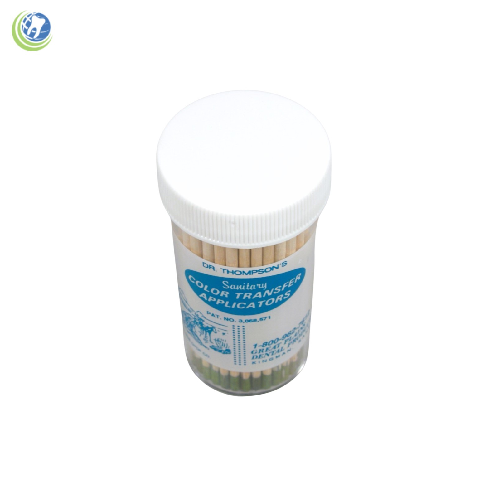 Dr. Thompson’s Color Transfer Applicators Great Plains Dental Products 150/Pack