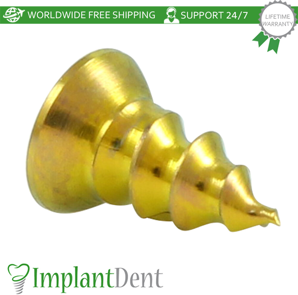 5x Self Tapping GBR Screw 1.6mm For Membrane Fixation Titanium Dental Fixture