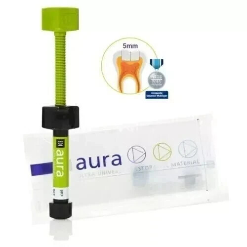 Dental SDI Aura Bulk Fill Bulk Fill Composite 4g syringe refill-Free Shipping