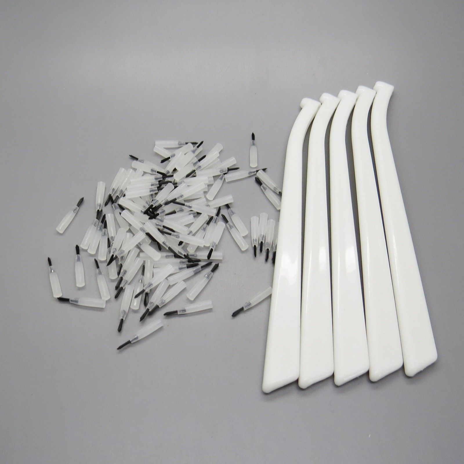 Dental Micro Brushes Composite Resin Disposable Mini Applicator Brush Tip Handle