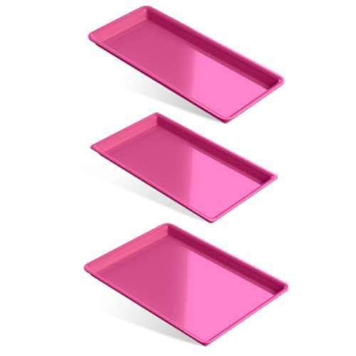 Indusbello Set-up Tray, Fluorescent Pink, Large, 224×164.5x14mm