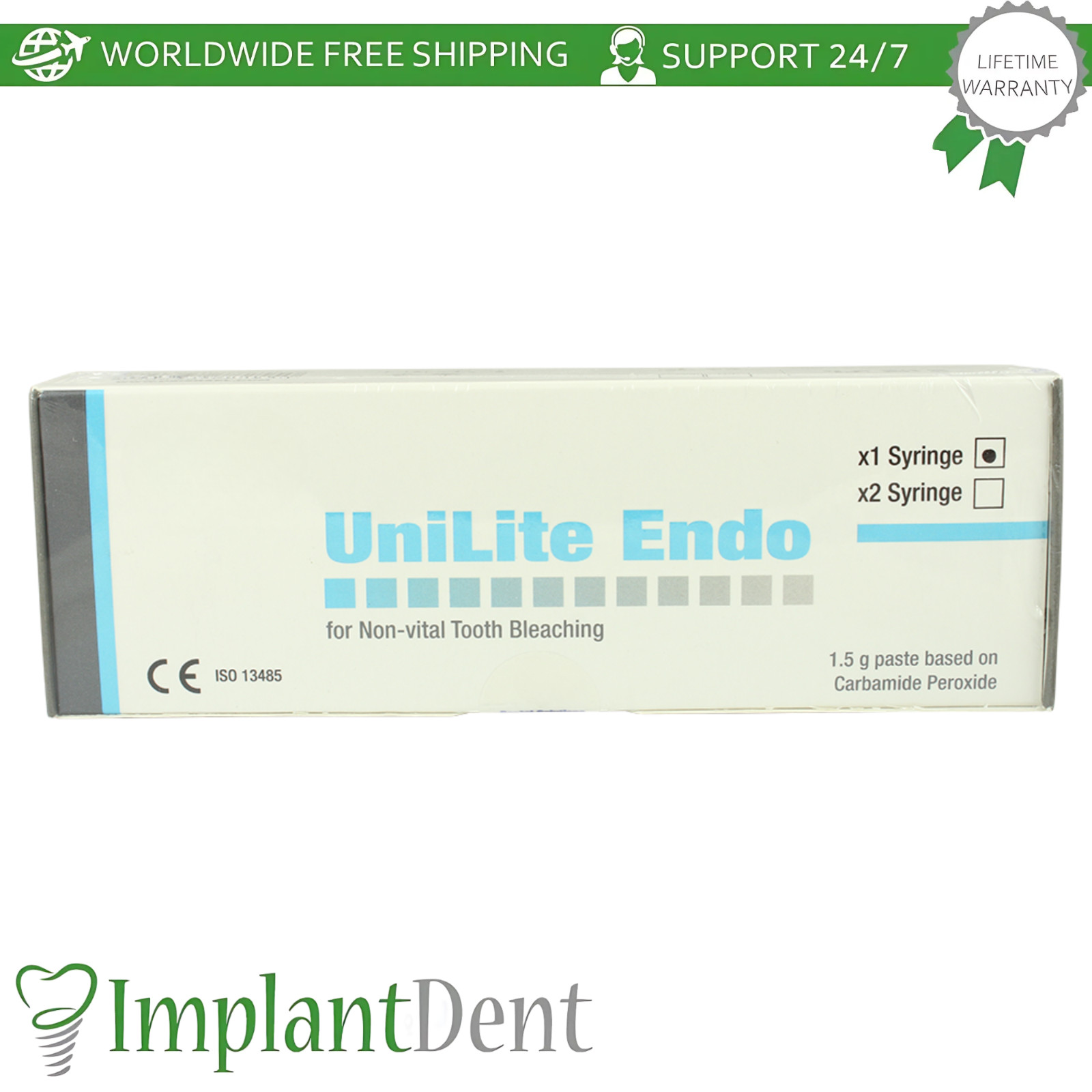 Unilite Endo Whitening Dental Paste Teeth Brightening Non-Vital Soft Consistency