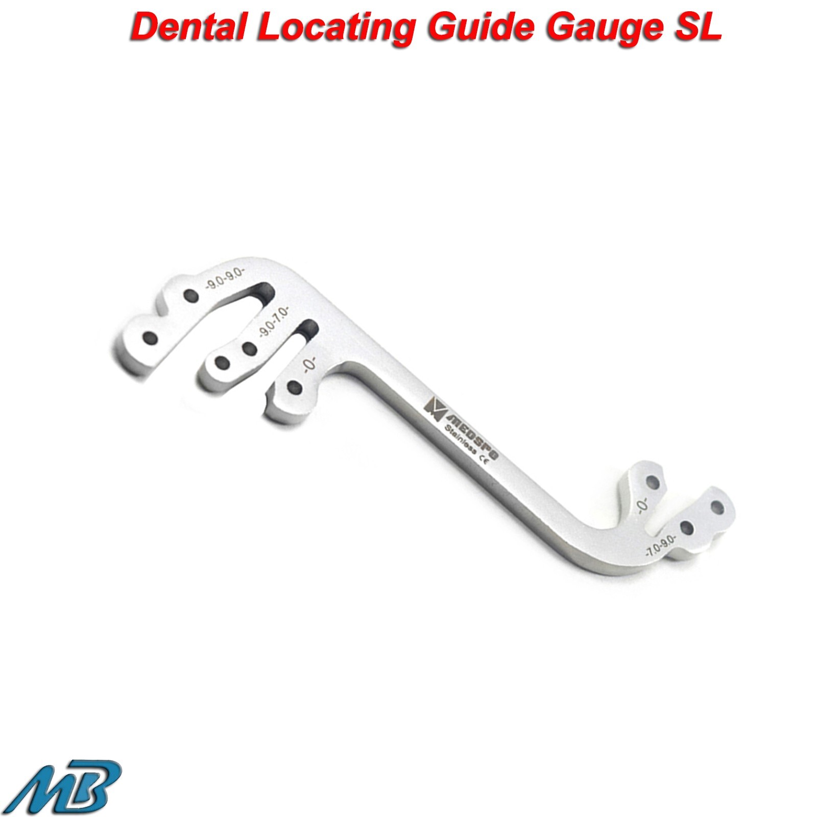 Surgical Implant Parallel Pin Guide Dental Depth Pin Locator Drilling Gauge S+L