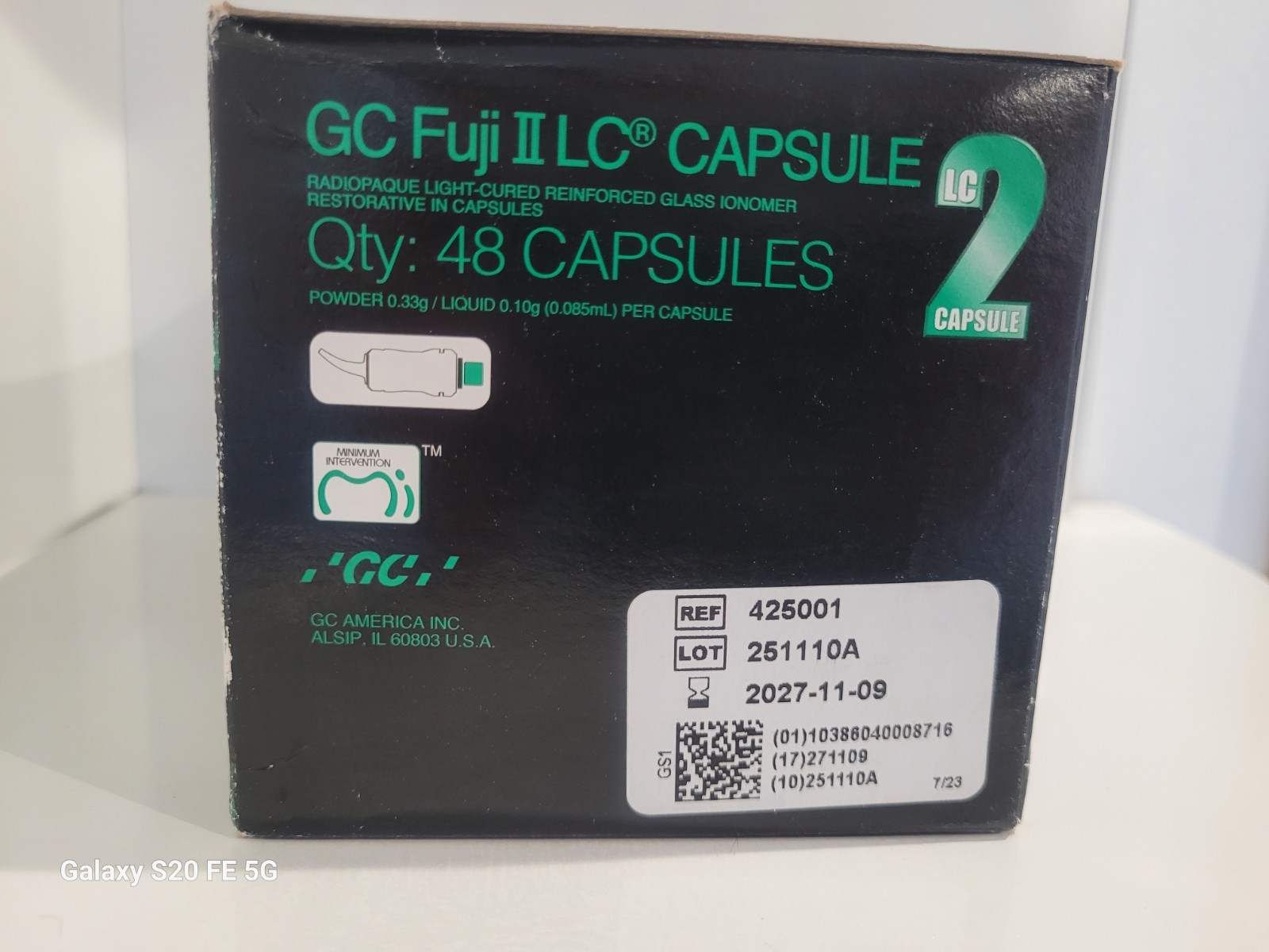 GC FUJI II LC CAPSULES A 1 – 48/BX