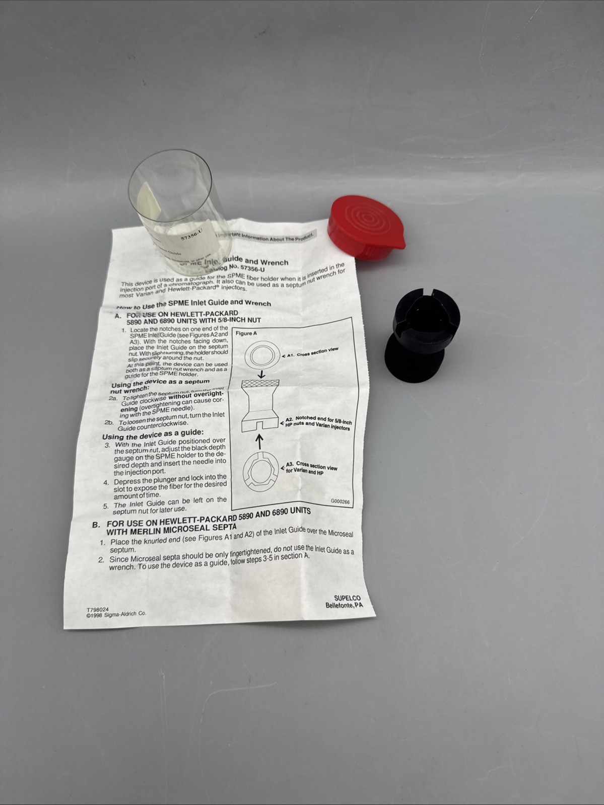 Supelco 57356-U SPME Inlet Guide for GC Injector Laboratory Accessory