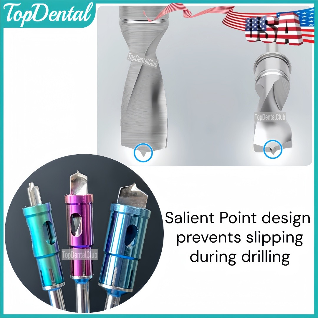 USA Dental NLB AutoBone Collector Drill Stopper Bone Chip Marker Harvest Drills