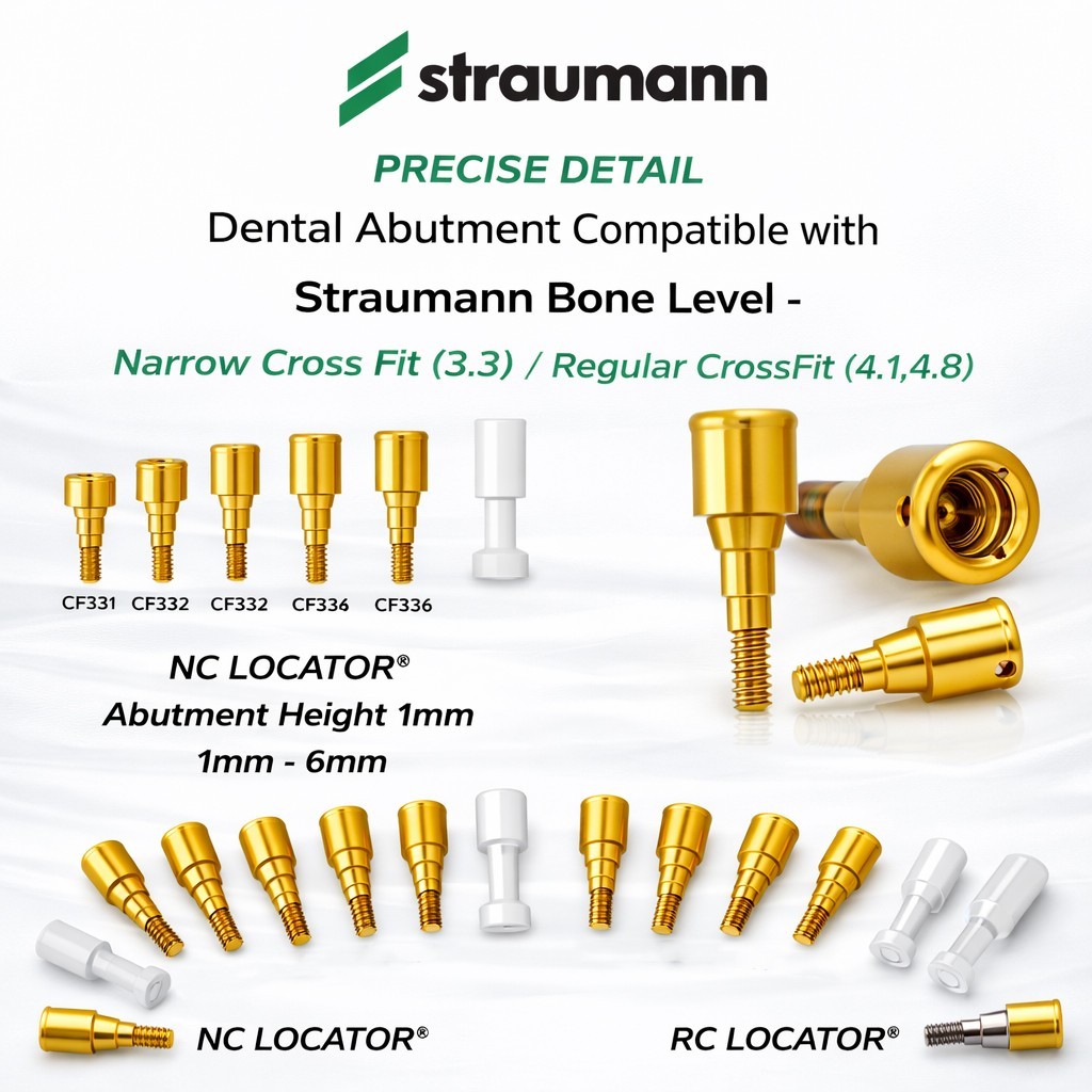 US ZEST Classic Locator Abutment Straumann ITI CrossFit Bone Level BL/BLT NC/RC