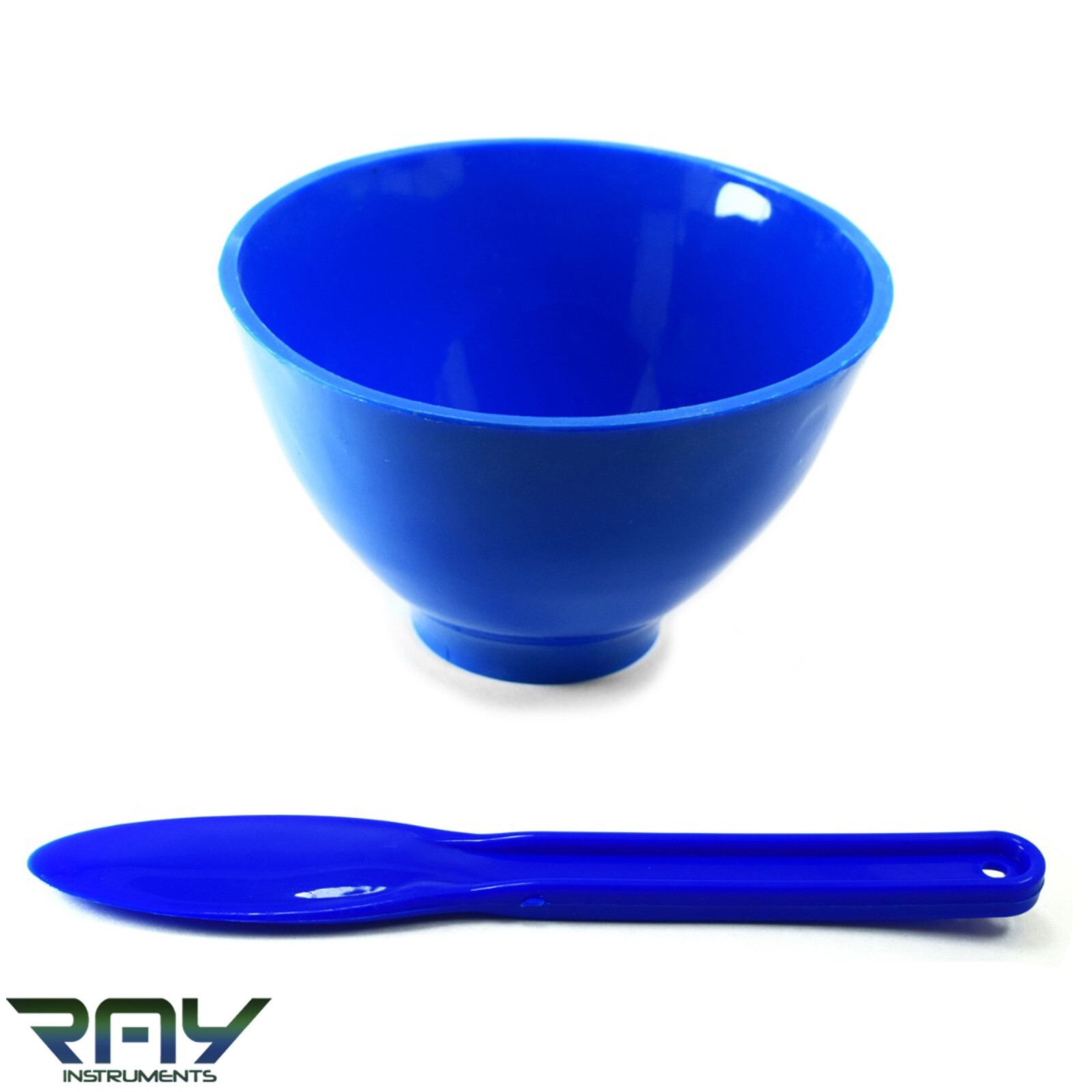 Set of 6 Dental Waxing Modelling Knife Tools Plaster Spatula Plastic Mixing Bowl