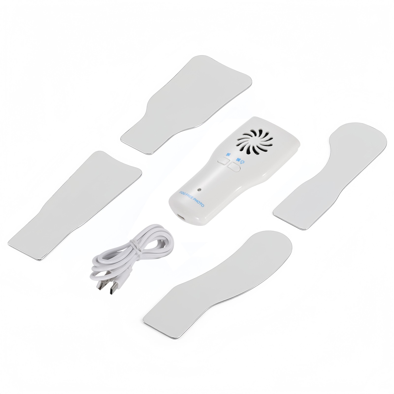 Dental Occlusal Mirror Fog Free LED Intra Oral Photo System 4 Mirrors Defogging