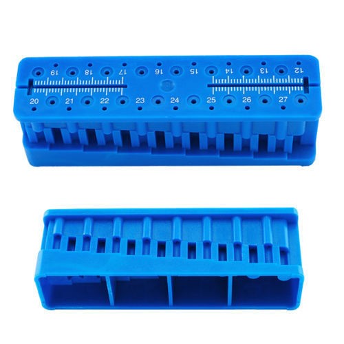 Dental Plastic Autoclavable Endo Block Ruler Accessory Measuring Block Holder
