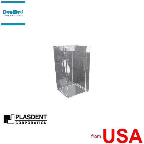 PLASDENT Tissue Box Dispenser CLEAR For (4.75in W x 9in L x 4.75in H) B 001-1330