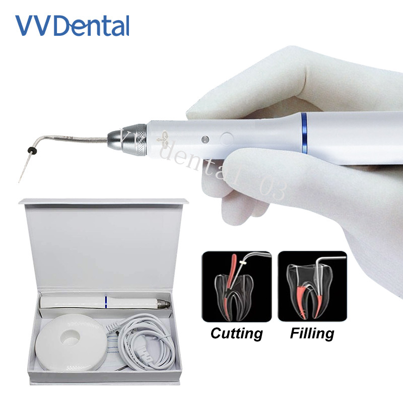 Dental Cordless Gutta Percha Obturation Pen Root Canal Filling System +2 Tips
