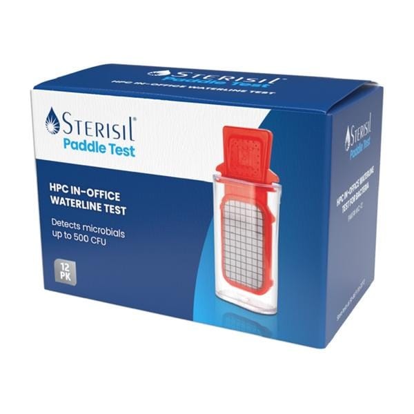 Sterisil MC-12 MyCheck In-Office Dental Water Test Paddle 12/Pk